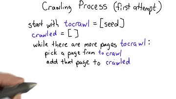 Crawling Process - Intro to Computer Science