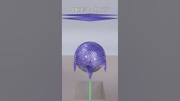Cloth Simulation 3D〰️🕸 #3dart #3danimation #clothsimulation #simulation  #asmr #shorts #funny