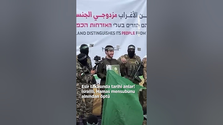 İsrailli Esir, Hamas Mensubunu Alnından Öptü