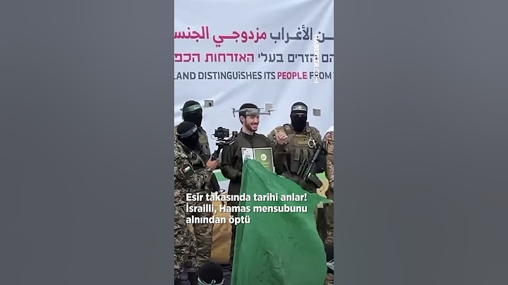 İsrailli Esir, Hamas Mensubunu Alnından Öptü