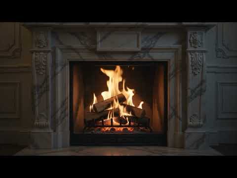 Luxury Fireplace 1 Hour 🔥 Crackling Fire Sounds | Relaxing Wood Fire, No Music