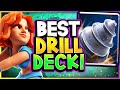 LADDER PUSH with BEST DRILL DECK! - CLASH ROYALE