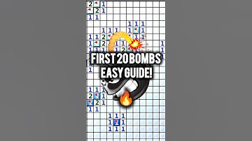 Minesweeper Guide: Master the First 20 Bombs!😱🤯💥💣⏰