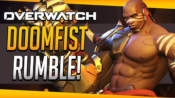 Overwatch Doomfist Gameplay - ROCKET PUNCH RUMBLE!!!