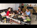 59元买五花肉，儿媳在家尝试做烤肉，配着鸡翅吃，要给公婆解馋