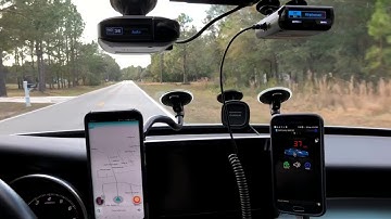 NetRadar DSP vs Uniden R3 & Escort MAX 360 Test 1