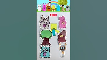 Incredibox Sprunki - Nuggets Edition (Mod) color mixing #incredibox #sprunki #satisfying #nuggets