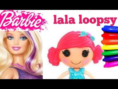 Disney Barbie And Lalaloopsy Nick Jr Coloring Page Disney Barbie And Lalaloopsy Nick Jr