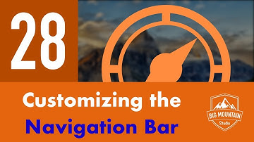 Customizing the Nav Bar - Part 28 - Itinerary App (iOS, Xcode 10, Swift 4)