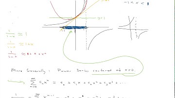 Math 190 lecture sections 11.8 and 11.9