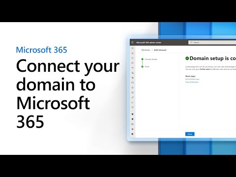 Connect your domain to Microsoft 365