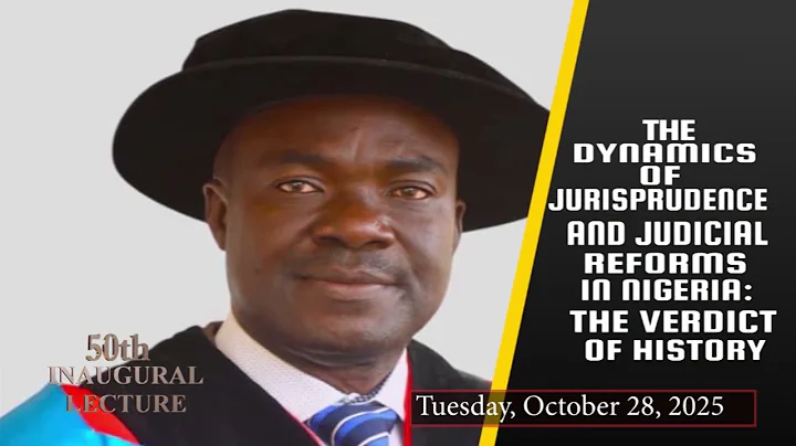 AAUA 50th Inaugural Lecture by Professor  Emmanuel Adedayo Afe