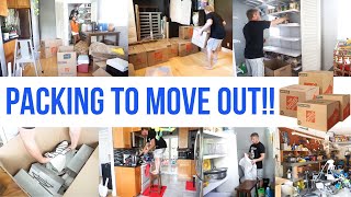 Packing Up The House To Move Out Renovating House Moving Packing All My Stuff Declutter