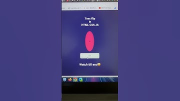 Toss flip in HTML CSS JS  #coding #htmlcss #css #html
