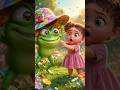 🐸 Frog Steals Rutu's Hat! 😂🎩 | Catch Me If You Can! #shorts #cartoon #cute #kidsshorts