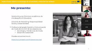 Webinar: Moda Circular: Diseña tu Estrategia de Circularidad y Reducción de Residuos