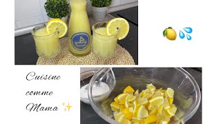 Citronnade tunisienne سيتروناد/عصير اليمون منعش وبسيط وسريع??