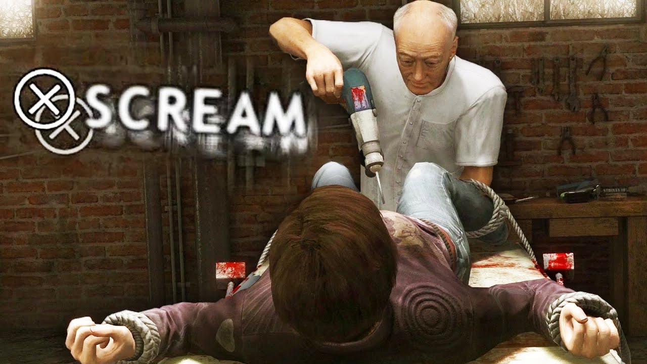 games people play HE IS DRILLING ME ALIVE!!! HORROR MOVIE SITUATION :O (Heavy Rain PS4) #8