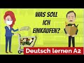 Deutsch lernen A2 | Was soll ich einkaufen? | Wortschatz Lebensmittel