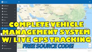 Fleet Management System with Live GPS Tracking in PHP | Free Source Code Download screenshot 1
