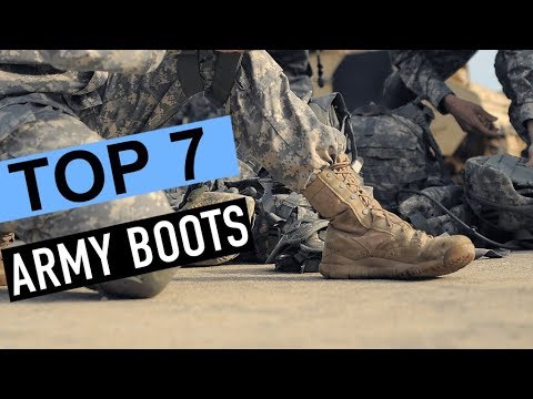 most comfortable army boots