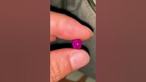 Ring ruby Yên Bái sao sống màu đẹp #gemstone #ruby #gem