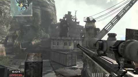 MW3 cross map throwing knife l 2v2 Faceoff l Reed2014