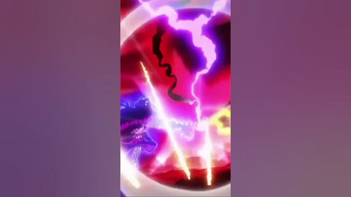 Luffy Vs Kaido Conquerers Haki Clash #shorts