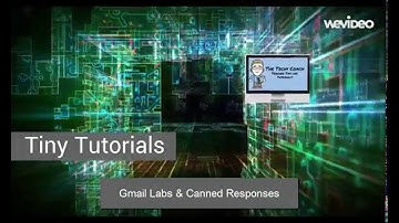 Using Labs and Canned Responses with Gmail