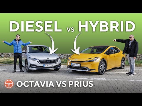Diesel vs hybrid: kto má REÁLNU menšiu spotrebu? Škoda Octavia TDI vs Toyota Prius PHEV - volant.tv