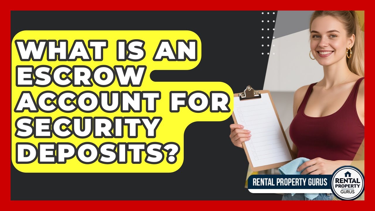 What Is An Escrow Account For Security Deposits? - Rental Property Gurus
