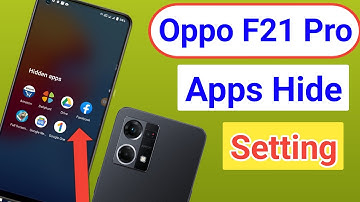 How to hide apps in Oppo f21 pro/Oppo f21 pro me app hide kaise kare,Oppo f21 pro app hide setting