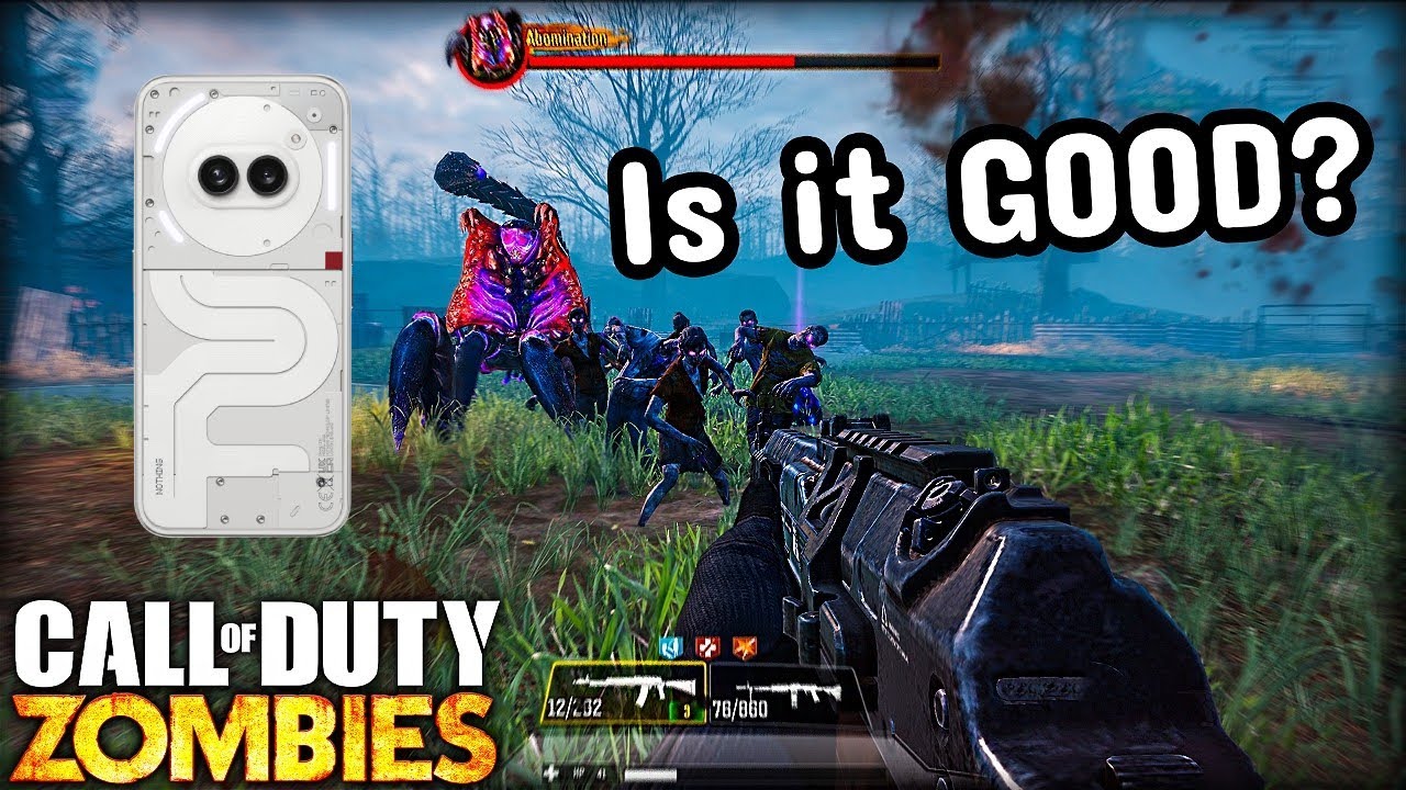 Nothing Phone 2A 📱COD Moblie 🎮 zombie 🎃 - YouTube