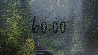 60 Minute timer with rain sounds screenshot 3