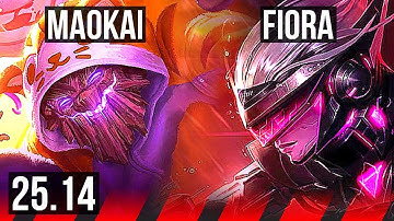 MAOKAI vs FIORA (TOP) | EUW Master | 25.14