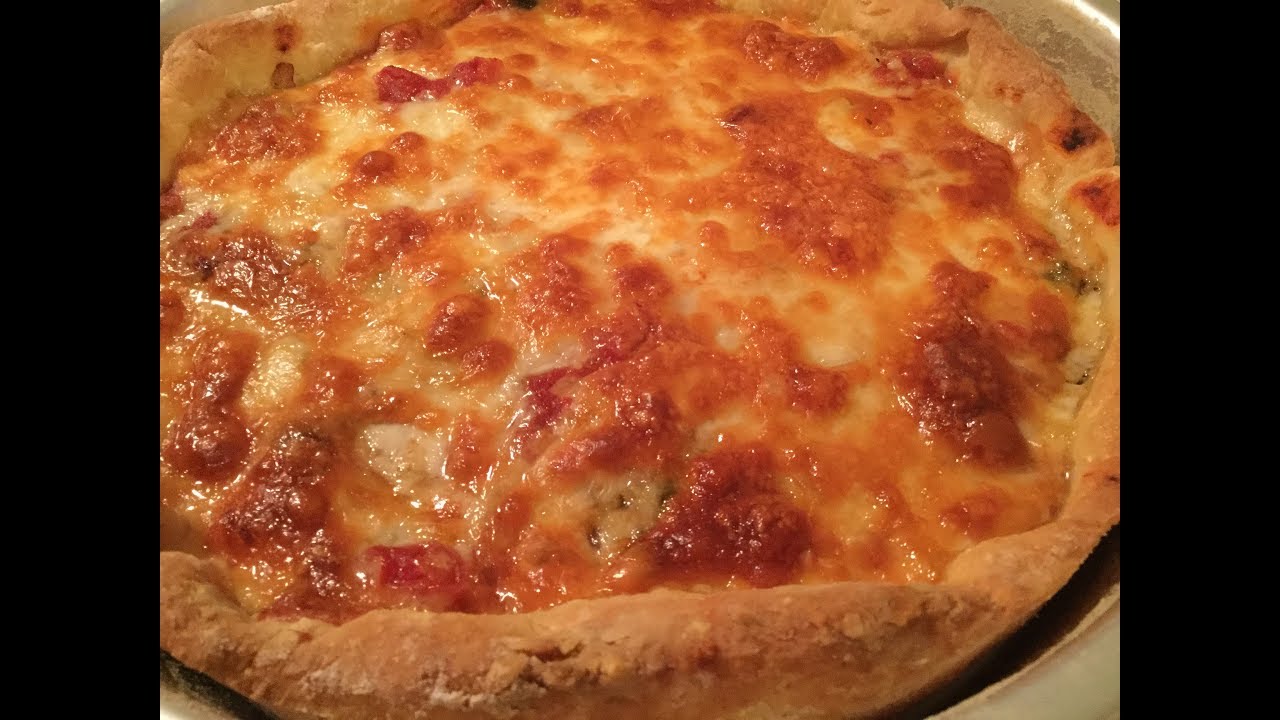 CHICAGO DEEP DISH VEGETABLE PIZZA