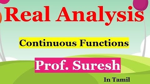 Real Analysis | Composition of two continuous functions is a cont function - Proof | BSc Maths MKU