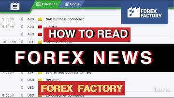 Forex Factory news for beginners | How to read news in Forex Factory
