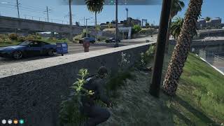 CG And BBMC Go Down Fighting The Cops At La Puerta | NoPixel RP | GTA 5 | screenshot 4