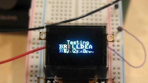 uOLED-96-PROP with ASM display driver (256 color)