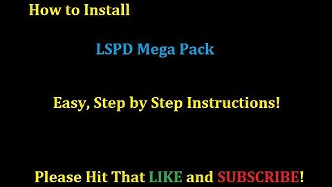 GTA V | LSPDFR | Tutorial | How to Install LSPD Mega Pack | Easy to do | Lets Hit 500 Together
