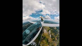 Motor Glider Engine Reveal in Flight by Achi Skywalker | Sailplane with Retractable Engine