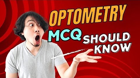 Optometry MCQ questions and answers| Optometry course