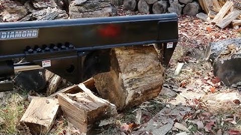 Log Splitter 35 Ton Inverted by Blue Diamond
