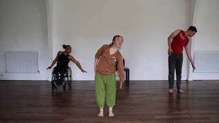 Stopgap Dance Company (inclusive dance class for disabled people) Spine Awakening with Hannah