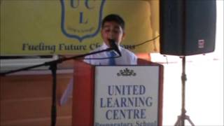 Arnav Chatani's U.L.C. Election Campaign for Head Boy, 2015.
