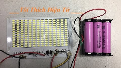 Cách đấu nối chip led năng lượng mặt trời | Tôi Thích Điện Tử