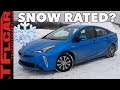 2019 Toyota Prius AWD vs Man-Made Wisconsin Blizzard Review