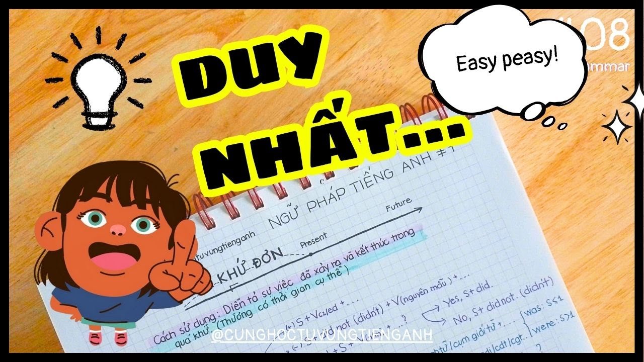 [NPTA #8] HỌC NHANH CÁCH SỬ DỤNG DUY NHẤT CỦA THÌ QUÁ KHỨ ĐƠN!