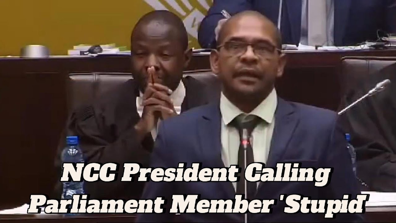 NCC President Fadiel Adams Ejected from Parliament After Calling Member 'Stupid'